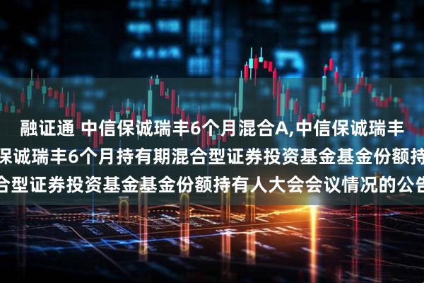 融证通 中信保诚瑞丰6个月混合A,中信保诚瑞丰6个月混合C: 关于中信保诚瑞丰6个月持有期混合型证券投资基金基金份额持有人大会会议情况的公告
