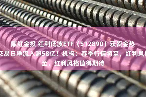鼎红金投 红利低波ETF(512890)获资金热捧,60个交易日净流入超58亿!机构:春季行情将至,红利风格值得期待